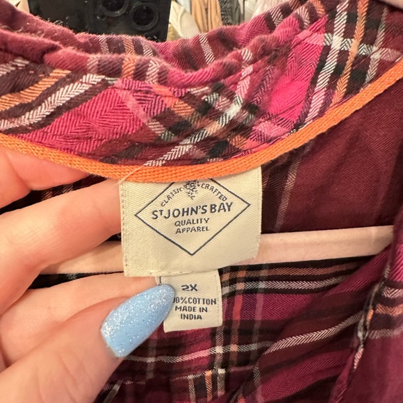 Plus size flannel - Picture 2 of 5